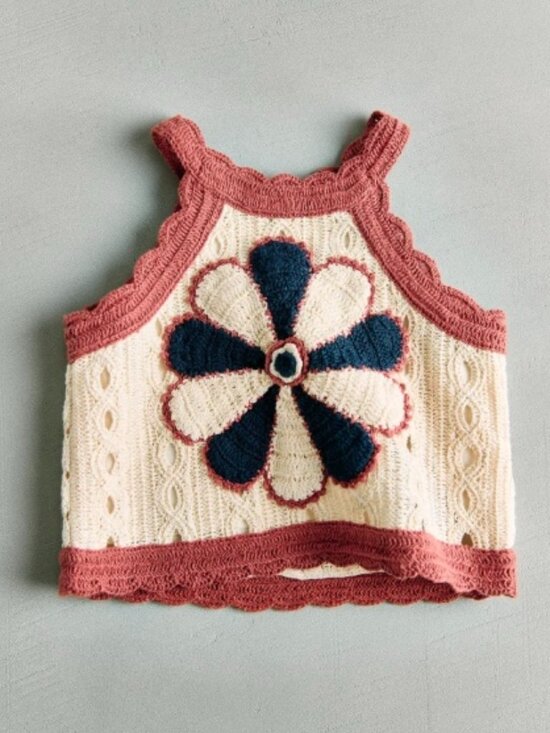 Zara Other - Zara Kids x Sea New York Floral Crochet Tank Top